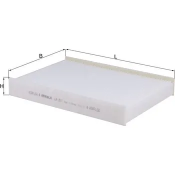 Ventilátor topení a klimatizace Filtr, vzduch v interiéru KNECHT LA 811