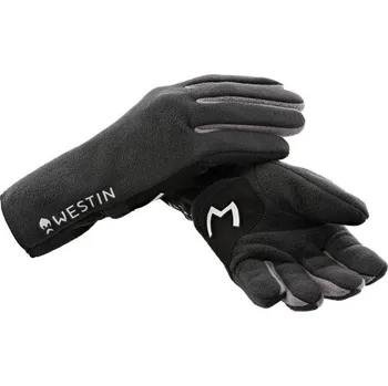 Rybářské oblečení Westin Rukavice Full Fleece Gloves Carbon Black - XL