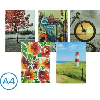 Zápisník Kniha záznamová A4 linka 144l