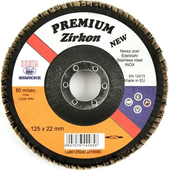 Brusný kotouč Lamelový kotouč 125x22,2 P 40 PREMIUM ZIRKON