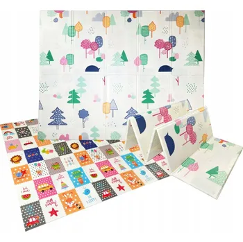 SUPERBE BEBE OBOUSTRANNÁ SKLÁDACÍ VODĚODOLNÁ PĚNOVÁ PODLOŽKA 200x180CM