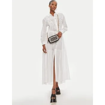 Dámské šaty Pinko Košilové šaty Dolce Vita Chemisier . 103728 A1XP Bílá Regular Fit 36