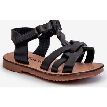 Dívčí obuv Dětské Sandálky S Suchým Zipem Marimona Barva: Černá, Velikost: 22