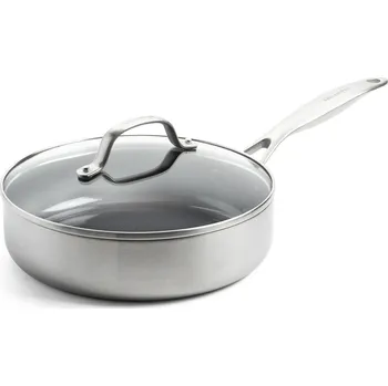 Pánev Hluboká pánev s poklicí GENEVA, 24 cm - GreenPan Sauté Pánev s poklicí GENEVA, 24 cm, 2,6 litru - GreenPan