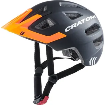 Cyklistická přilba Dětská helma CRATONI Maxster Pro Black/Orange Matt - XS/S (46-51cm)