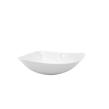 Talíř Moritz Zdekauer, Talíř hluboký trojhranný Gamma, bílá 19cm