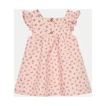 Dámské šaty United Colors Of Benetton Letní šaty 4YP7AV00G Růžová Regular Fit 74