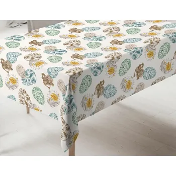 Velikonoční dekorace Ubrus s nešpinivou úpravou, Velikonoční kohoutek