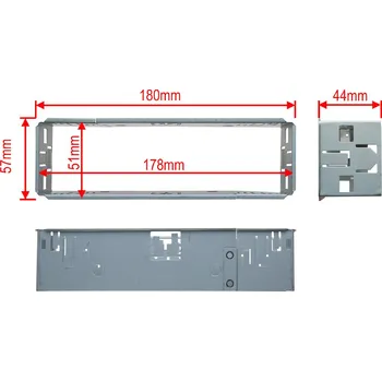 Autorádio Kovový rámeček autorádia