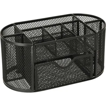 Kovový stolní organizér 9 přihrádek