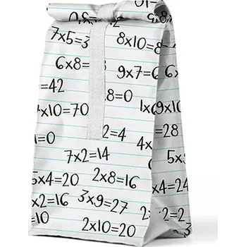 Panel se střihem na pytlík na svačinu malá násobilka