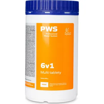 Bazénová chemie PWS - Professional Water System Multi tablety 6v1 do bazénu 200g 2kg