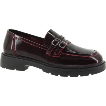 Dámské mokasíny EPICA Dámské kožené bordo mokasíny X4X450020B-23-LBORDO-245 Velikost 39