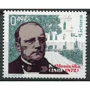 Poštovní známka (2019) MiNr. 1315 ** - Litva - Stanislaw Moniuszko, hudební skladatel
