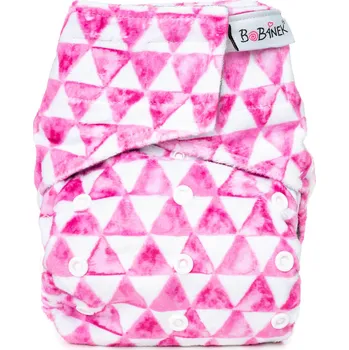 Plenkové kalhoty Bobánek Kapsová extra jemná AIO plenka Premium suchý zip - Trojúhelníčky