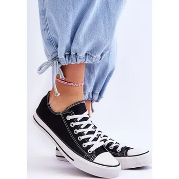 Dámské tenisky Klasické nízké dámské tenisky Vegas Barva: Černá, Velikost: 38