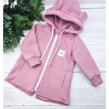 Dívčí mikina Kulišárny Mikina se zipem WARM STARORŮŽOVÁ VELIKOST: 110