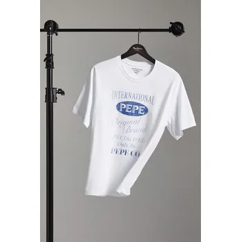 Pánské tričko Pepe Jeans Pánské tričko 50TH ANNIVERSARY 5 Barva: bílá, Velikost: XS