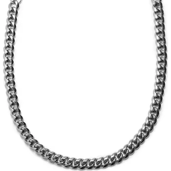 Řetízek 14mm ocelový řetízek stříbrné barvy - Lucleon