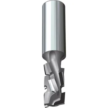 Diamantová fréza drážkovací závrtná 16x20/80 S=16x50 Z=2+1(6DP+1DP) RH, PROFI