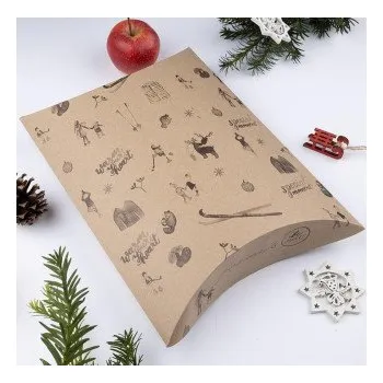 Dárková krabička Be Nice EKO Krabička Přírodní - hnědá velká