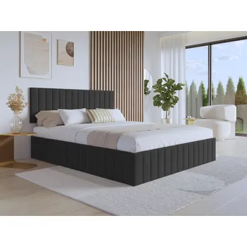 Postel Eka Čalouněná postel PARIS - Kronos 160x200 cm Barva látky: Kronos 34