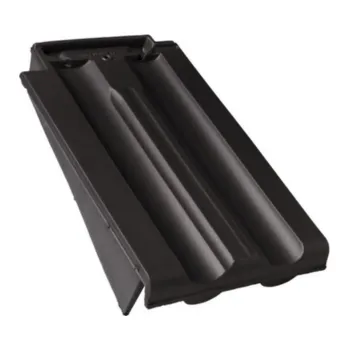 betonová krytina BRAMAC Taška krajní levá Granát 11 engoba antracitová