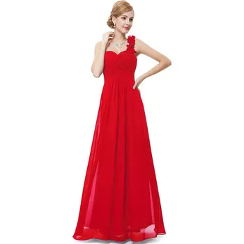 Dámské šaty Ever Pretty Plesové šaty společenské červené 9768 Velikost: L / 40 / 08 / 12