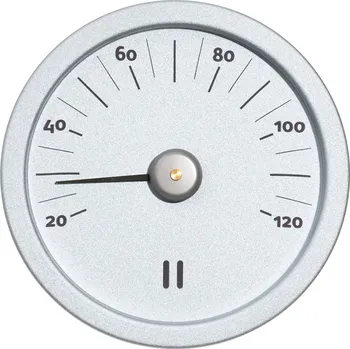 Saunový teploměr Rento z hliníku, natural