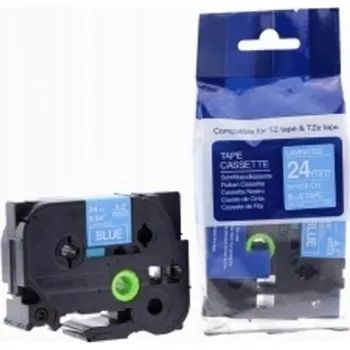 Pásek do tiskárny Naplnka Kompatibilní páska s Brother TZ-555 / TZe-555, 24mm x 8m, bílý tisk