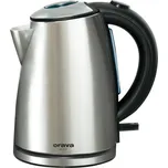 Orava VK-3712 rychlovarná konvice, 1600 W, 1.2 l, automatické vypnutí, stříbrná