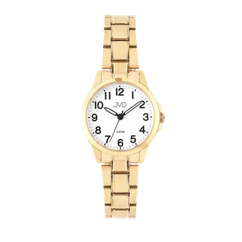 Hodinky JVD Dámské ocelové zlacené kvalitní hodinky JVD J4197.3 ( )