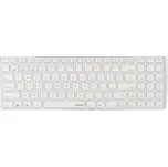 RAPOO klávesnice E9100M, bezdrátová, Ultra-slim, CZ/SK, bílá