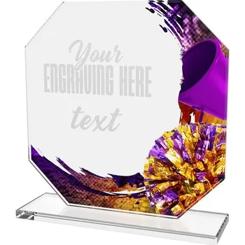 Poháry Bauer Skleněná trofej CR2024302M39 | Roztleskávačky