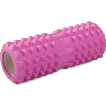 Pěnový válec Masážní fitness válec ROLLER YOGA 32x13cm, Oranžová