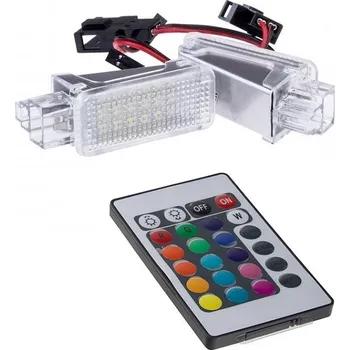 Osvětlení interiéru vozidel Stualarm LED RGB interiérové osvětlení nohou Audi A7 (2010 - 2018) s dálkovým ovládáním -