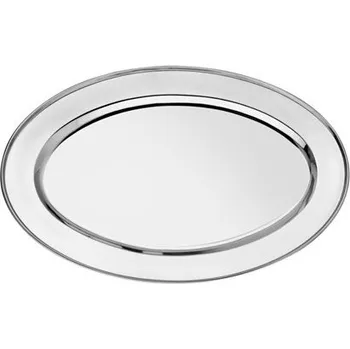 Podnos oválný nerezový 60 cm 100031461