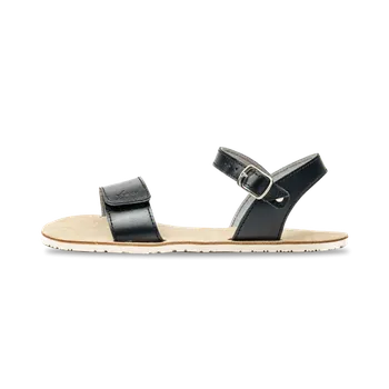 Dámské sandále Vasky Barefoot Sandál Berry Black | česká výroba ze Zlína 36 EU