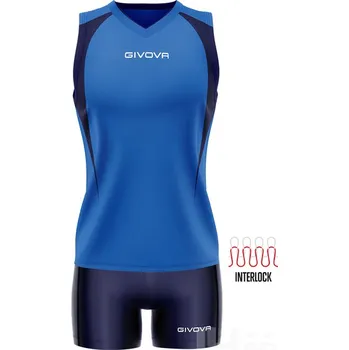 Dámský komplet GIVOVA SPIKE, barva 0204 modrá - tmavě modrá, velikost S