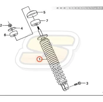 Auto-moto Honda Zadní tlumič X8R 52400GCM901ZB