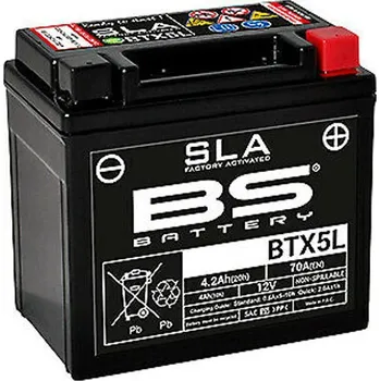 Motobaterie BS Battery Baterie YTX5L 5Ah SLA - aktivovaná 700.300670