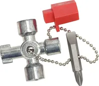 Zkoušečka Klíč k rozvaděči KS Tools, Mini, 42 mm, s řetízkem