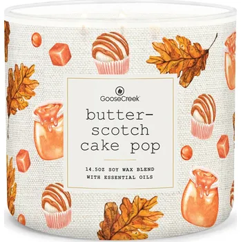 Svíčka Goose Creek Candle svíčka Butterscotch Cake Pop, 411 g