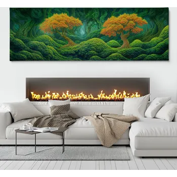 Obraz Obraz na plátně - Strom života Zrzaví bratři FeelHappy.cz Velikost obrazu (šířka x výška): 180 x 60 cm