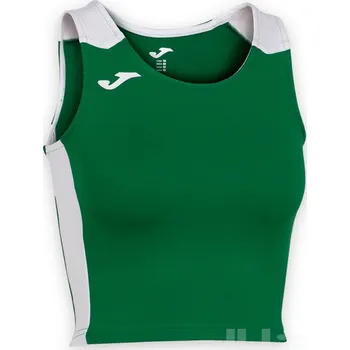 Běžecké oblečení Dámský top JOMA RECORD II, barva zelená - bílá, velikost M