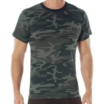 Pánské tričko Rothco, Blackcamo, M