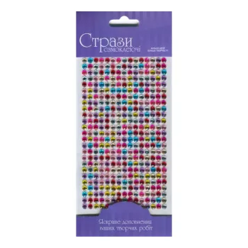 Samolepící třpytivé kamínky 5mm 375ks – Mix (Samolepící třpytivé kamínky 5mm 375ks – Mix)