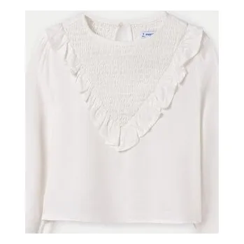 Dámská halenka Mayoral Halenka 7190 Écru Regular Fit 16Y