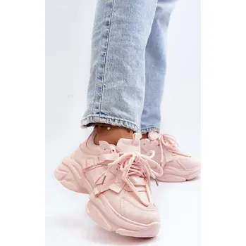 Dámské tenisky Dámské tenisky na masivní podrážce Windamella Barva: Růžová, Velikost: 37