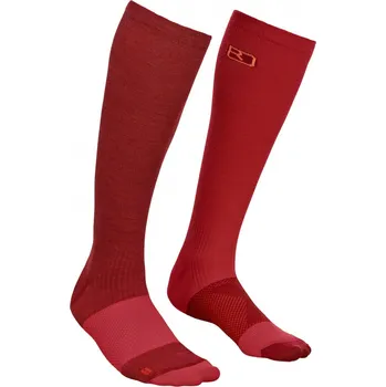 Dámské ponožky Dámské ponožky Ortovox Tour Compression Socks dark blood 42-44 EU